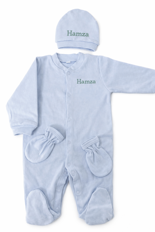 Ensemble pyjama bonnet et gants