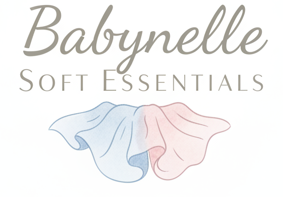 Create a unique logo, white background for Babynelle Soft Essentials